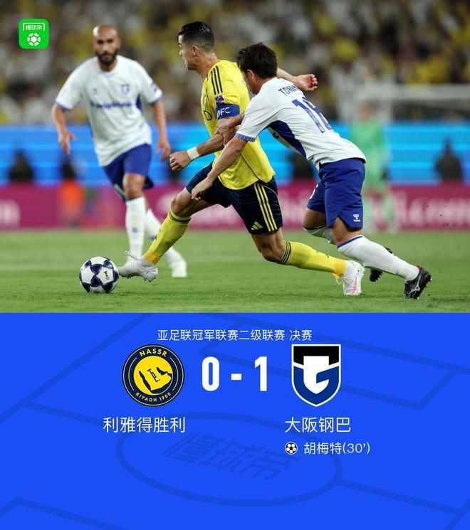 大阪钢巴1-0力克利雅得胜利成功问鼎亚冠二级联赛冠军，胡梅特关键进球锁定胜局引发广泛关注